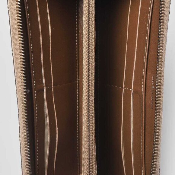 Chanel Bronze Calfskin Quilted Leather L-Gusset Zip Wallet - Picture 11 of 11